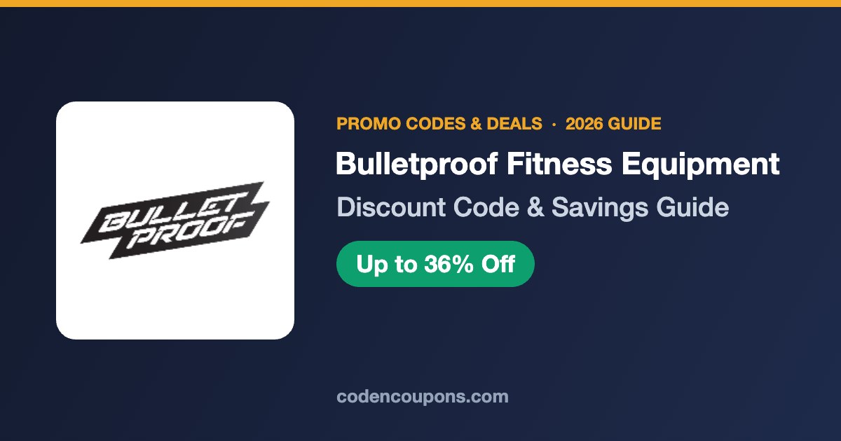 Bulletproof Fitness Equipment Promo Code 2026: Deals and Up to 36% Off