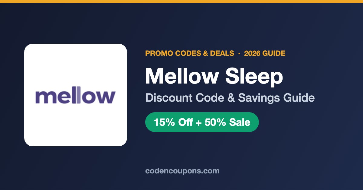 Mellow Sleep Promo Code 2026: 15% Off Pillows, Comforters and Bundles