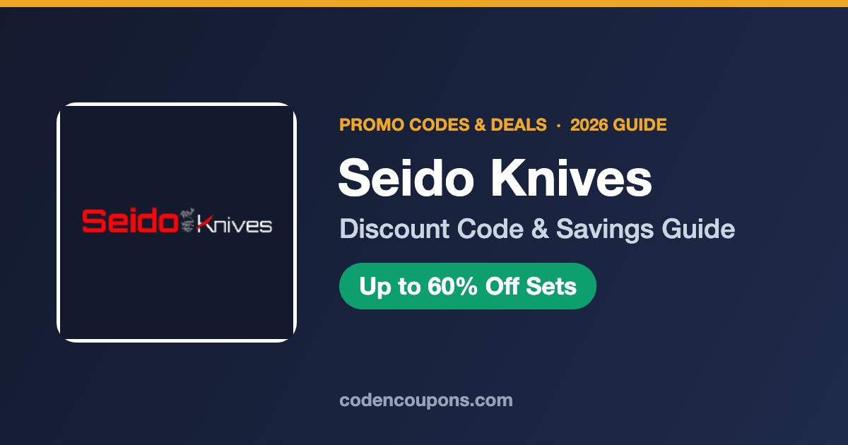 Seido Knives Discount Code 2026: Knife Sets, Prices and Up to 60% Off