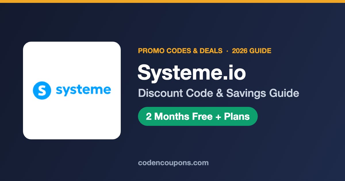 Systeme.io Discount Code 2026: Free Plan, Pricing and 2 Months Free